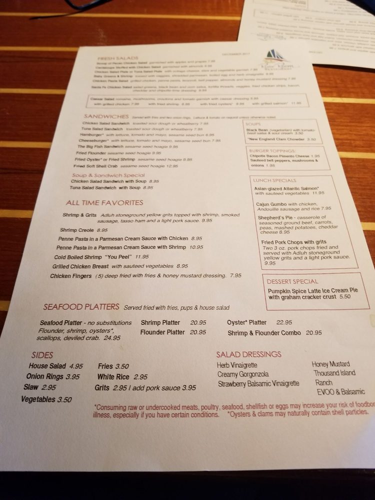 River Room Restaurant Menu - Image 5